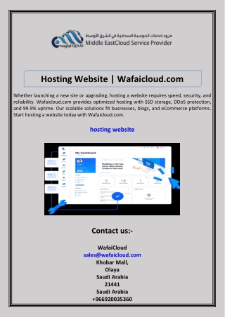 Hosting Website Wafaicloud.com
