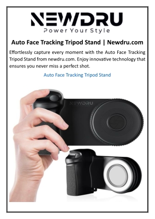 Auto Face Tracking Tripod Stand Newdru.com
