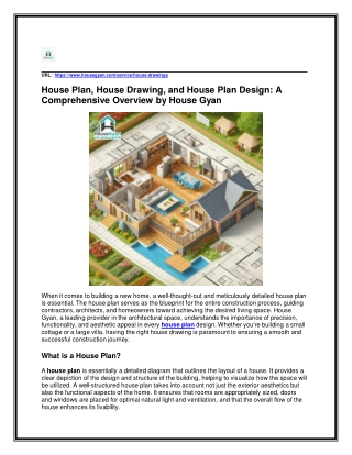 House Plan House Drawing and House Plan Design A Comprehensive Overview by House Gyan