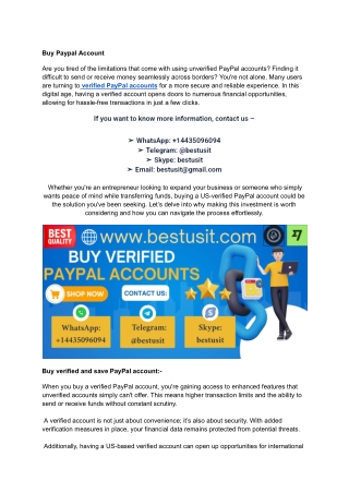 How to buy verified PayPal accounts (personal & business)