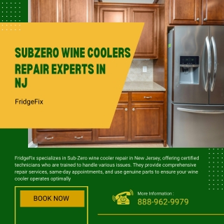SubZero Wine Coolers Repair Experts in NJ  FridgeFix