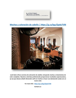 Mechas y coloración de cabello | https://g.co/kgs/Qydo7VM