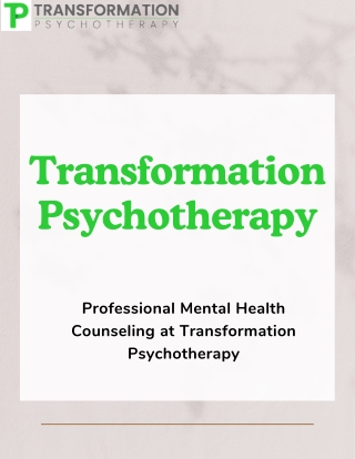 Professional and Compassionate Psychology Therapy Services