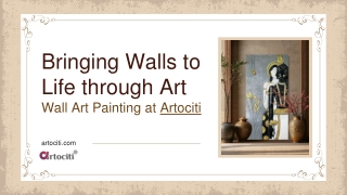 Transform Your Walls with Premium Wall Paintings at Artociti
