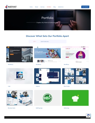 Instant Website Development Portfolio – Web & App Projects