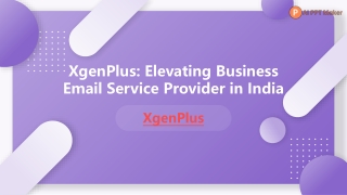 XgenPlus_ Elevating Business Email Solutions in India
