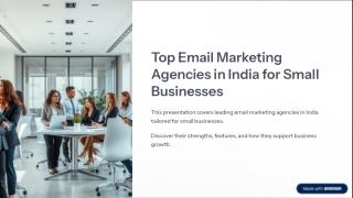 Top Email Marketing Agencies in India for Small Businesses