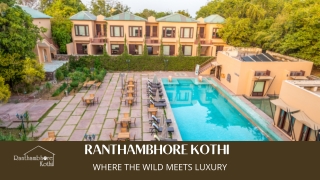 Ranthambore National Park Stay