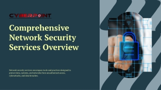 Network Security Services: Protecting Data in a Connected World