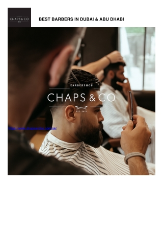 BEST BARBERS IN DUBAI & ABU DHABI