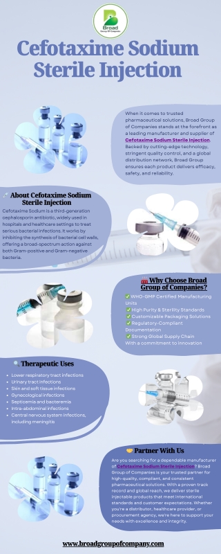 Cefotaxime Sodium Sterile Injection