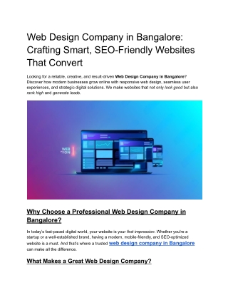 Web Design Company in Bangalore_ Honeycomb