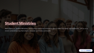 Student Ministry | Christ Journey Church Youth Programs