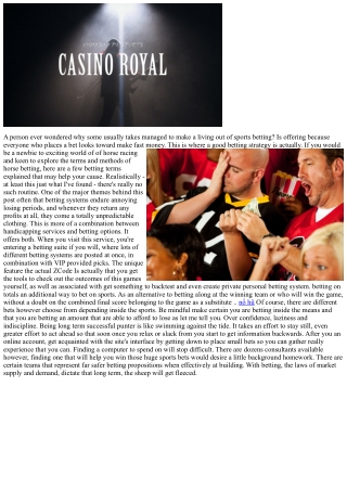 Why Chances Always Exclusively Use A Sports Betting Handicapper