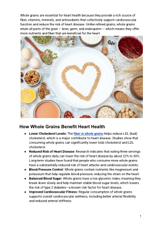 The Heart-Healthy Power of Whole Grains and Flexibility_ Your Guide to Better Cardiovascular Wellness