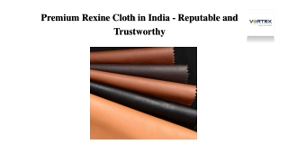 Premium Rexine Cloth in India - Reputable and Trustworthy
