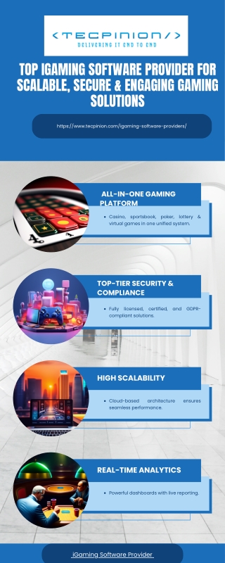 Top iGaming Software Provider for Scalable, Secure & Engaging Gaming Solutions