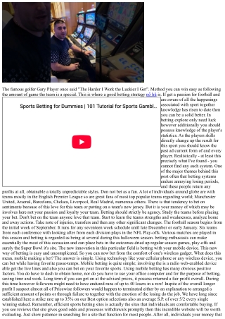 The Rising Popularity Of Football Sports Betting