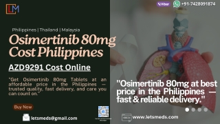 Osimertinib Tablet Cost Online Price Philippines