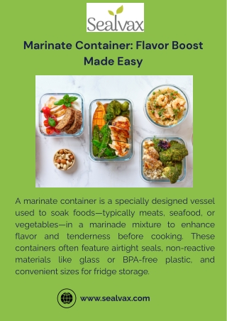 Best Marinate Container for Juicy Grilling Results