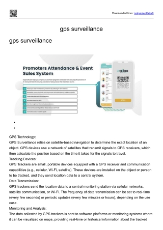 gps surveillance