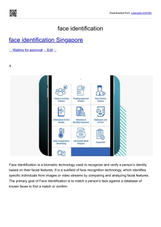 face identification