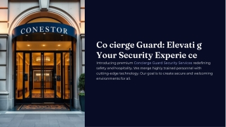 Concierge Guard Security Services