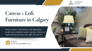 Canvas   Loft Furniture in Calgary