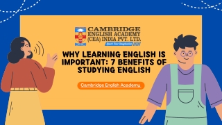 Why Learning English Is Important 7 Benefits of Studying English