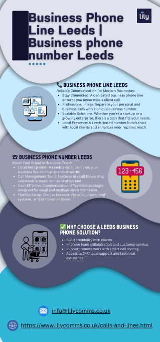 Business Phone Line Leeds  Business phone number Leeds