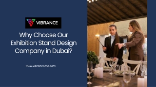 Why Choose Our Exhibition Stand Design Company in Dubai
