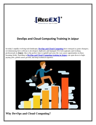 DevOps and Cloud Computing Training in Jaipur