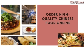 Order High-Quality Chinese Food Online| Reputed Chinese Restaurant Near You