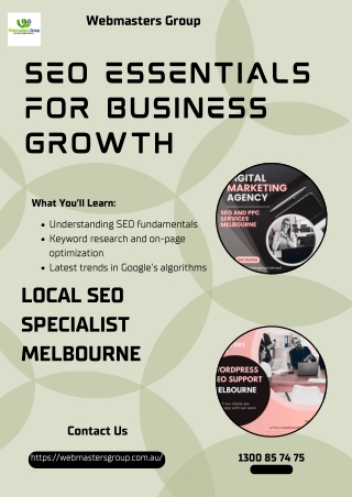 Local SEO specialist Melbourne