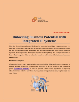 Unlocking Business Potential with Integrated IT Systems