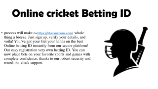 BEST ONLINE BETTING ID