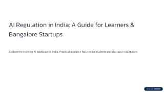 AI Regulation in India: A Guide for Learners & Bangalore Startups