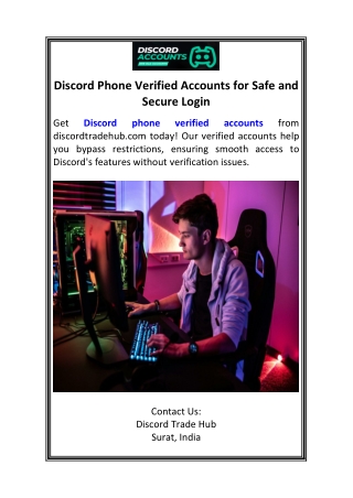 Discord Phone Verified Accounts for Safe and Secure Login