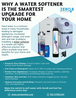 Why a Water Softener Is the Smartest Upgrade for  Your Home