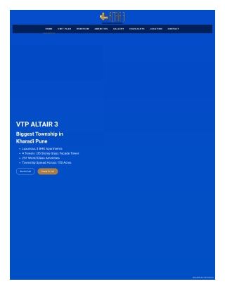 VTP Altair 3 | Luxurious 3 BHK Residences, Kharadi, Pune East