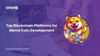 Top Blockchain Platforms for Meme Coin Development ppt