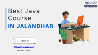 Best Java Course in jalandhar