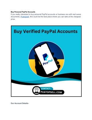 What is a step-by-step guide to buying verified PayPal ...