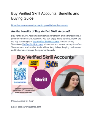 Buy Verified Skrill Accounts_ Benefits and Buying Guide