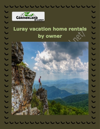 Luray vacation home rentals by owner