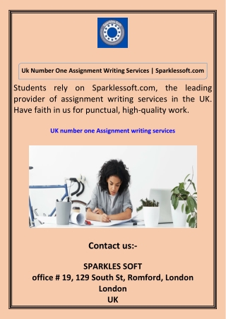 Uk Number One Assignment Writing Services Sparklessoft.com