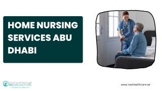 home nursing services abu dhabi
