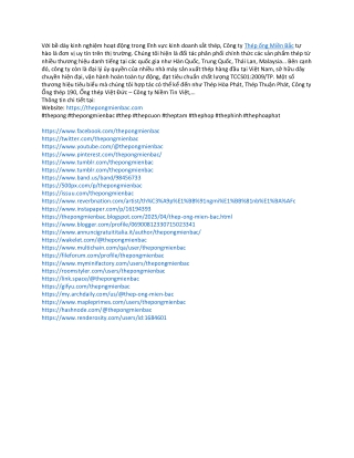 Thép ống Miền Bắc