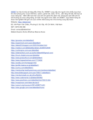 DEBET