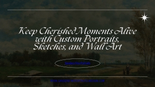 Keep Cherished Moments Alive with Custom Portraits, Sketches, and Wall Art